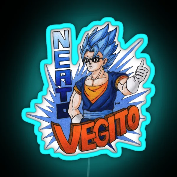 Neato Vegito RGB Neon Sign