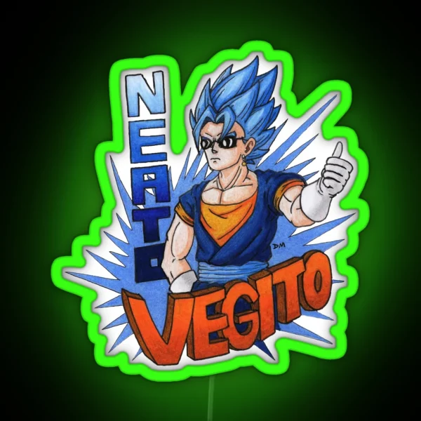 Neato Vegito RGB Neon Sign