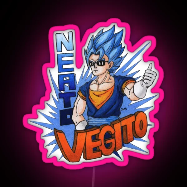 Neato Vegito RGB Neon Sign