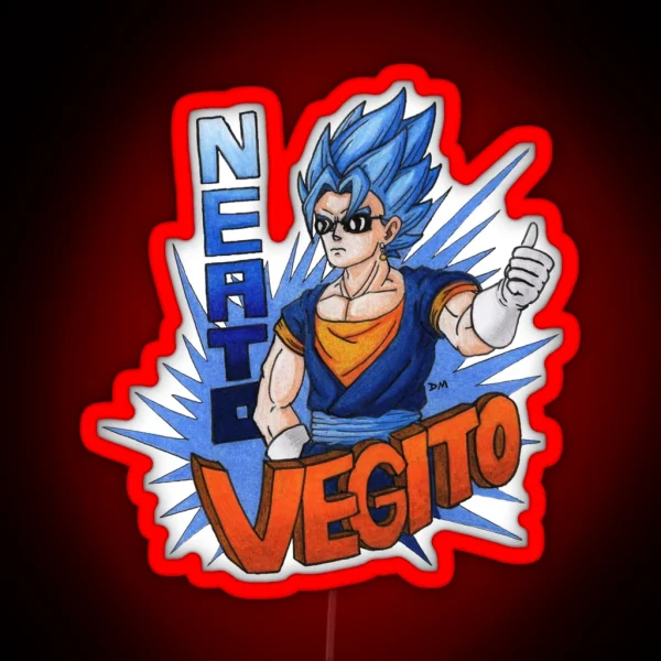 Neato Vegito RGB Neon Sign