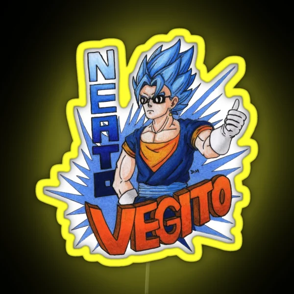 Neato Vegito RGB Neon Sign