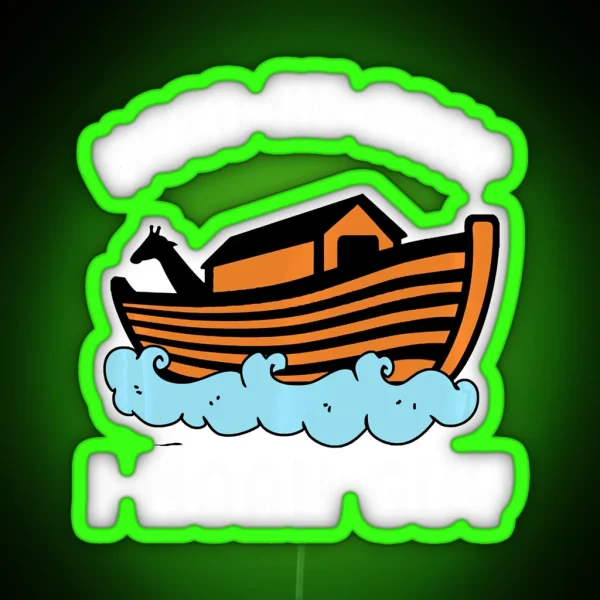 Need An Ark I Noah Guy RGB Neon Sign