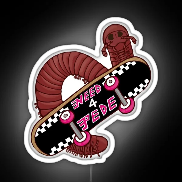 Need For Pede Rusty RGB Neon Sign