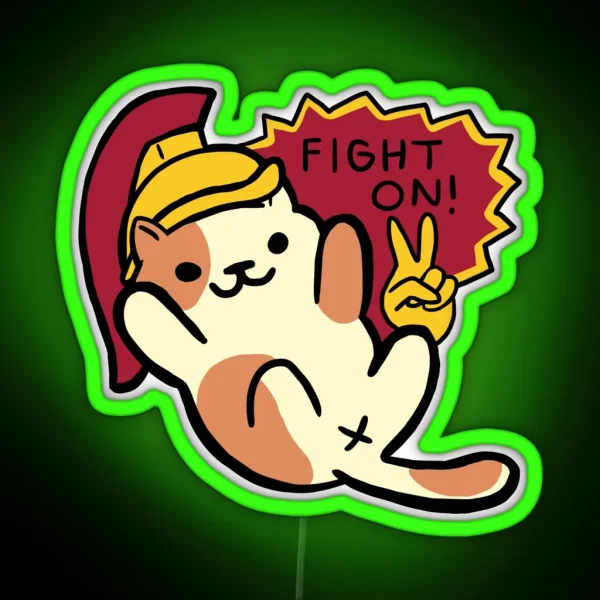 Neko Atsume X USC Led RGB Neon Sign