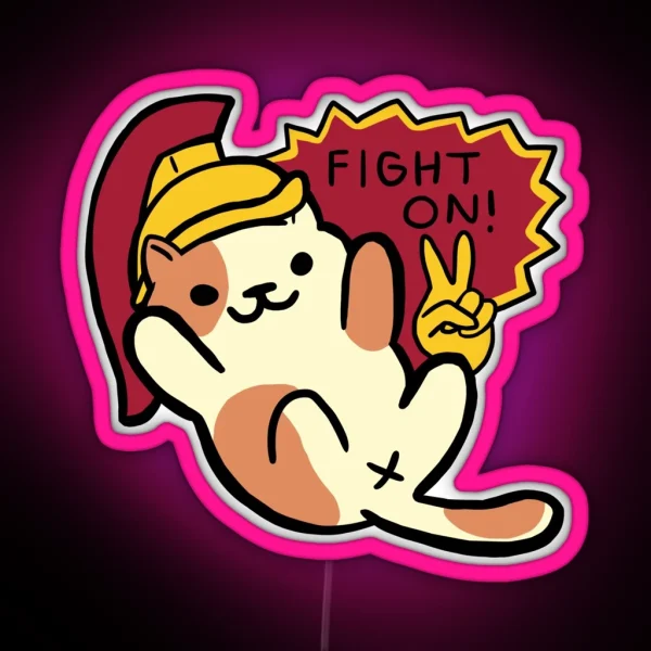 Neko Atsume X USC Led RGB Neon Sign