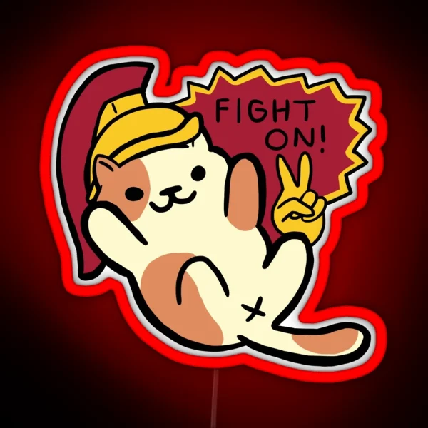 Neko Atsume X USC Led RGB Neon Sign