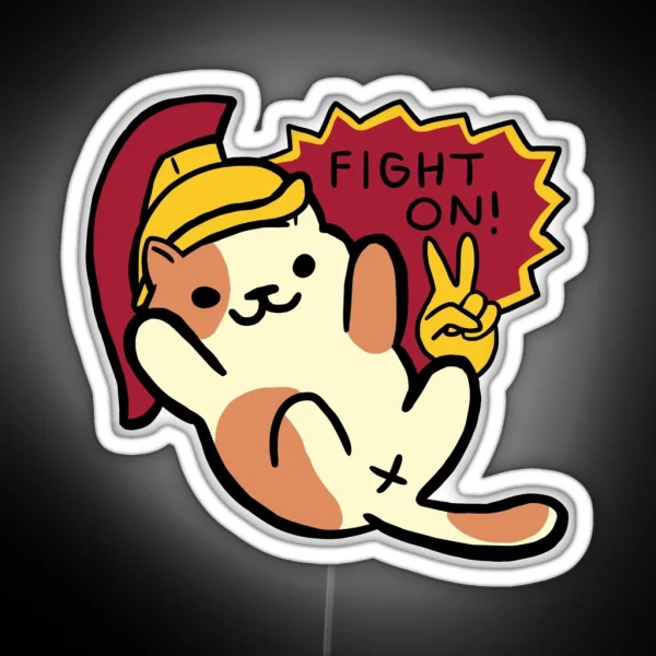 Neko Atsume X USC Led RGB Neon Sign