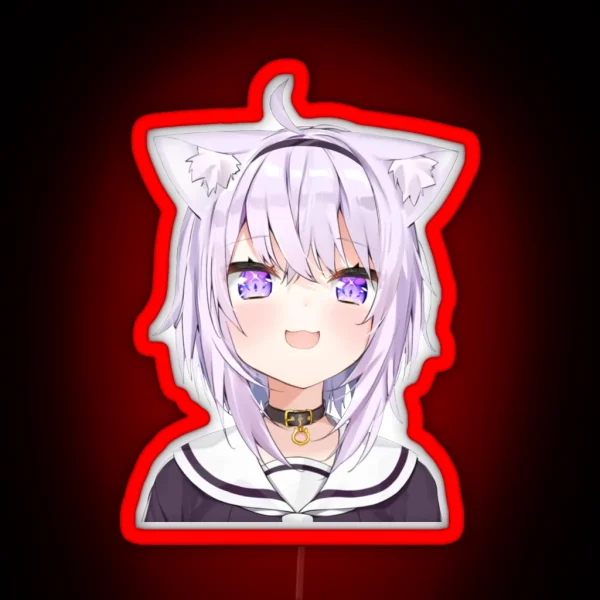 Nekomata Okayu Hololive RGB Neon Sign