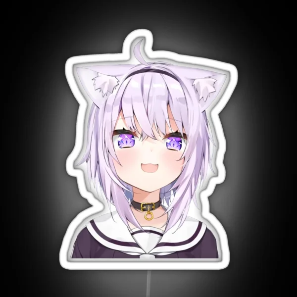 Nekomata Okayu Hololive RGB Neon Sign