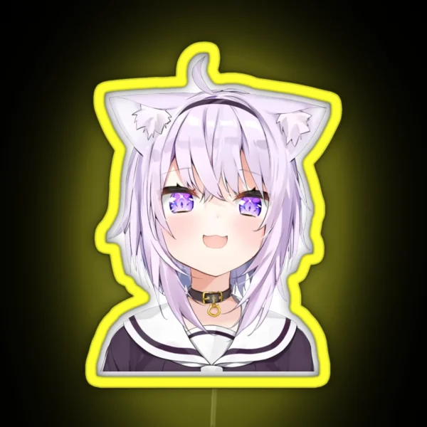 Nekomata Okayu Hololive RGB Neon Sign