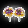 nemesia aroma rhubarb and custard series rgb neon sign - white