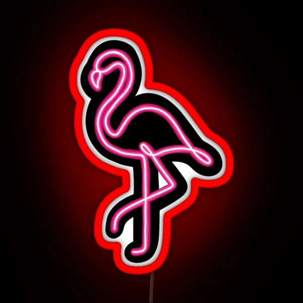 Neon Flamingo RGB Neon Sign