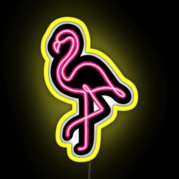 Neon Flamingo RGB Neon Sign