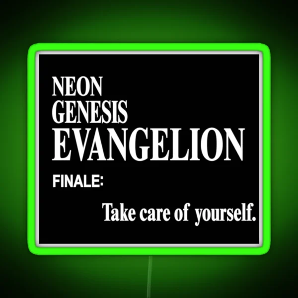 Neon Genesis Evangelion Finale RGB Neon Sign