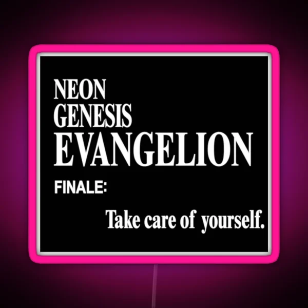 Neon Genesis Evangelion Finale RGB Neon Sign