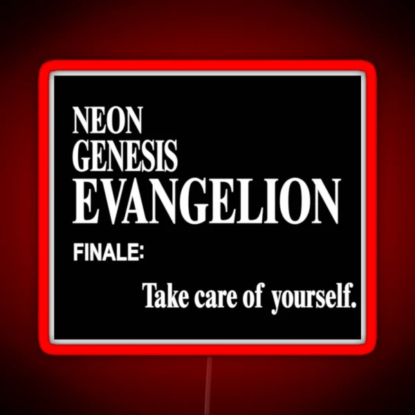 Neon Genesis Evangelion Finale RGB Neon Sign