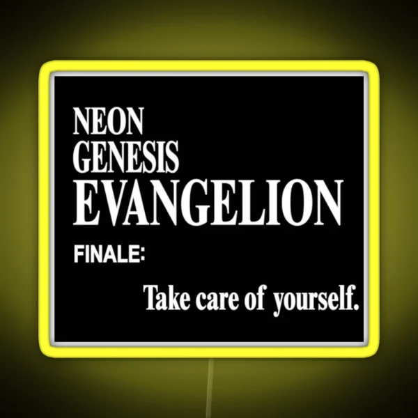 Neon Genesis Evangelion Finale RGB Neon Sign
