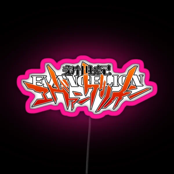 Neon Genesis Evangelion Led Classique RGB Neon Sign