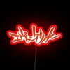 neon genesis evangelion logo rgb neon sign red