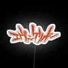 neon genesis evangelion logo neon sign rgb