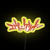 Neon Genesis Evangelion Logo RGB Neon Sign Yellow