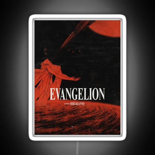 Neon Genesis Evangelion Movie Poster RGB Neon Sign