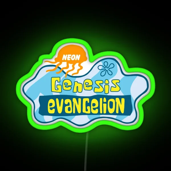 Neon Genesis Evangelion RGB Neon Sign