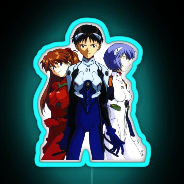 Neon Genesis Evangelion RGB Neon Sign