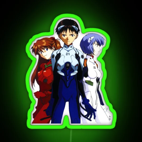 Neon Genesis Evangelion RGB Neon Sign