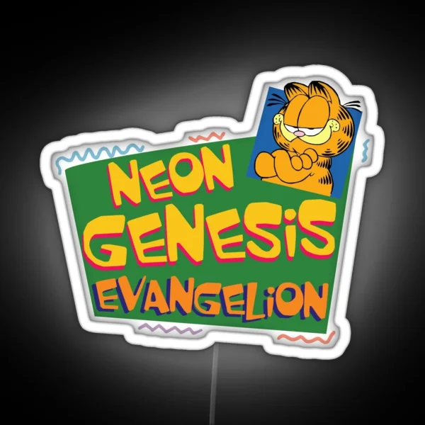 Neon Genesis Evangelion Shitpost Meme RGB Neon Sign