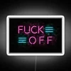 RGB neon sign displaying vibrant colors for advertising and decorative purposes.