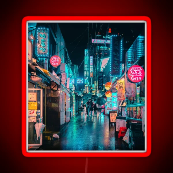Neon Seoul RGB Neon Sign