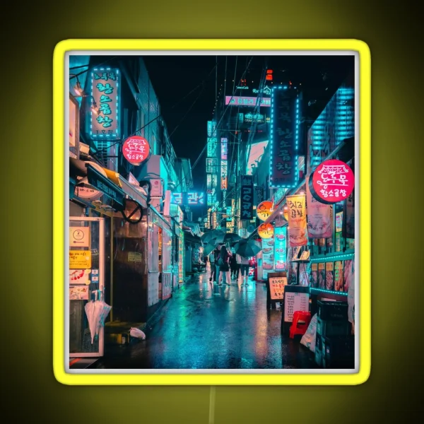 Neon Seoul RGB Neon Sign