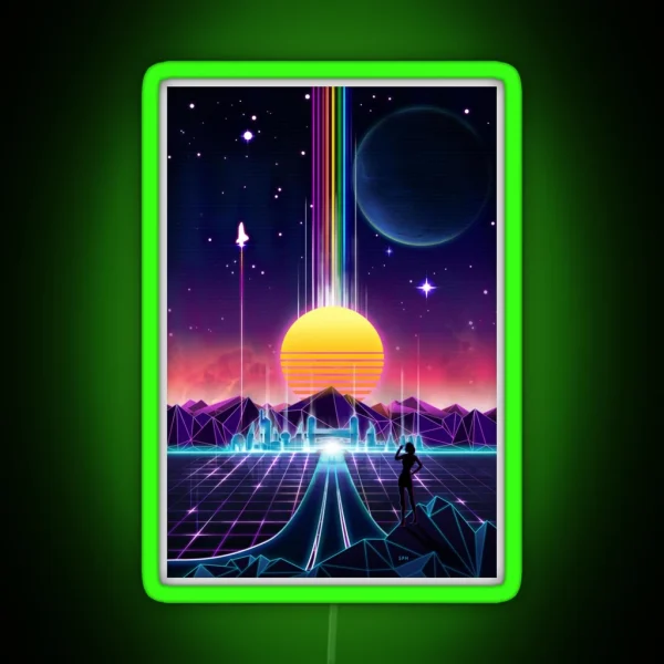 Neon Sunrise RGB Neon Sign