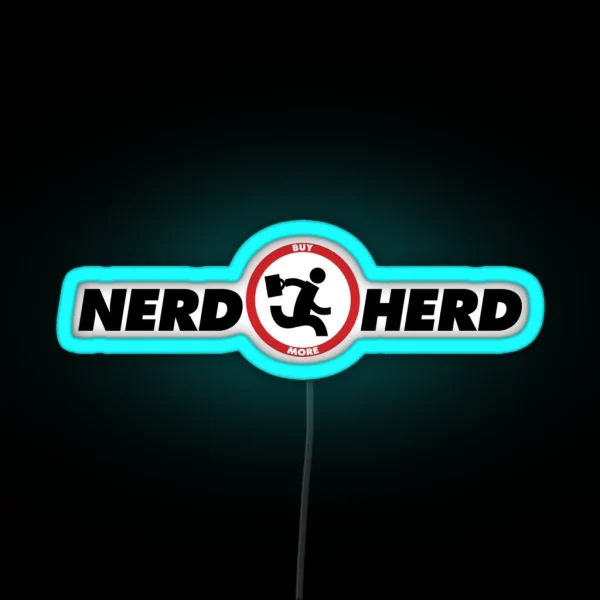 Nerd Herd From Chuck RGB Neon Sign