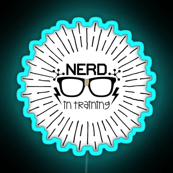 Nerd In Training RGB Neon Sign