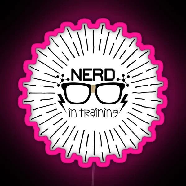 Nerd In Training RGB Neon Sign