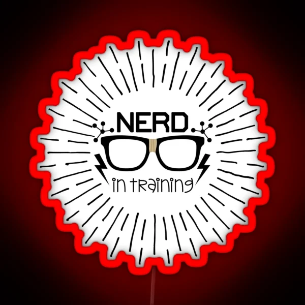 Nerd In Training RGB Neon Sign