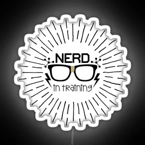 Nerd In Training RGB Neon Sign