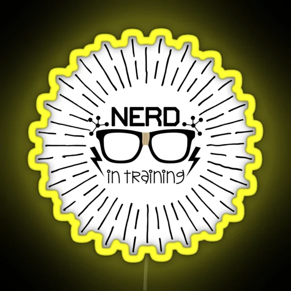 Nerd In Training RGB Neon Sign