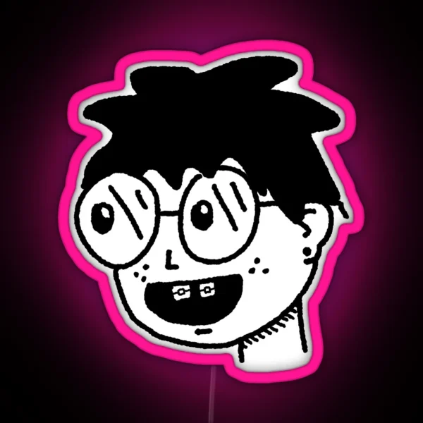 Nerdy Guy RGB Neon Sign