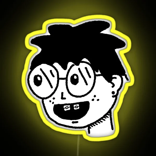 Nerdy Guy RGB Neon Sign