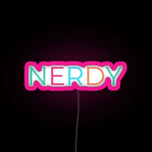 Nerdy RGB Neon Sign