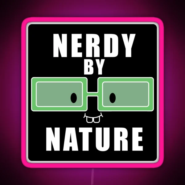 Nerdy RGB Neon Sign