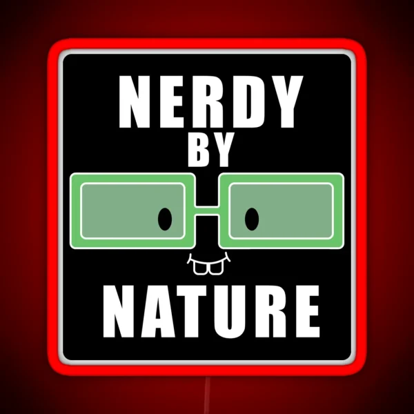 Nerdy RGB Neon Sign