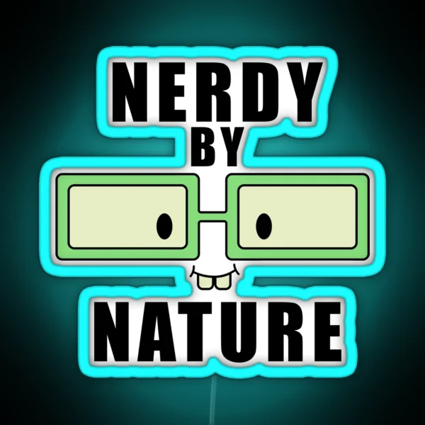 Nerdy RGB Neon Sign