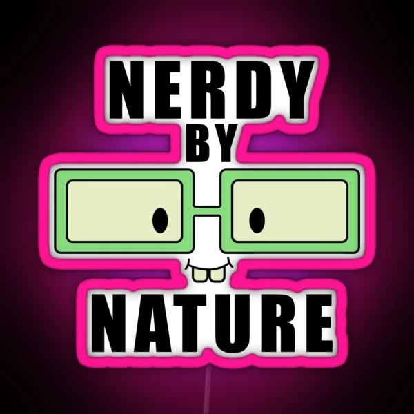 Nerdy RGB Neon Sign