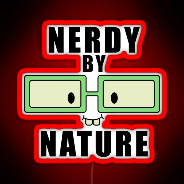 Nerdy RGB Neon Sign