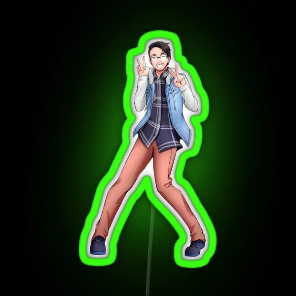 Nerdy Soft Boy RGB Neon Sign