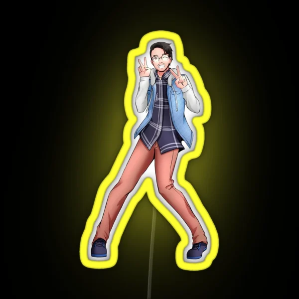 Nerdy Soft Boy RGB Neon Sign